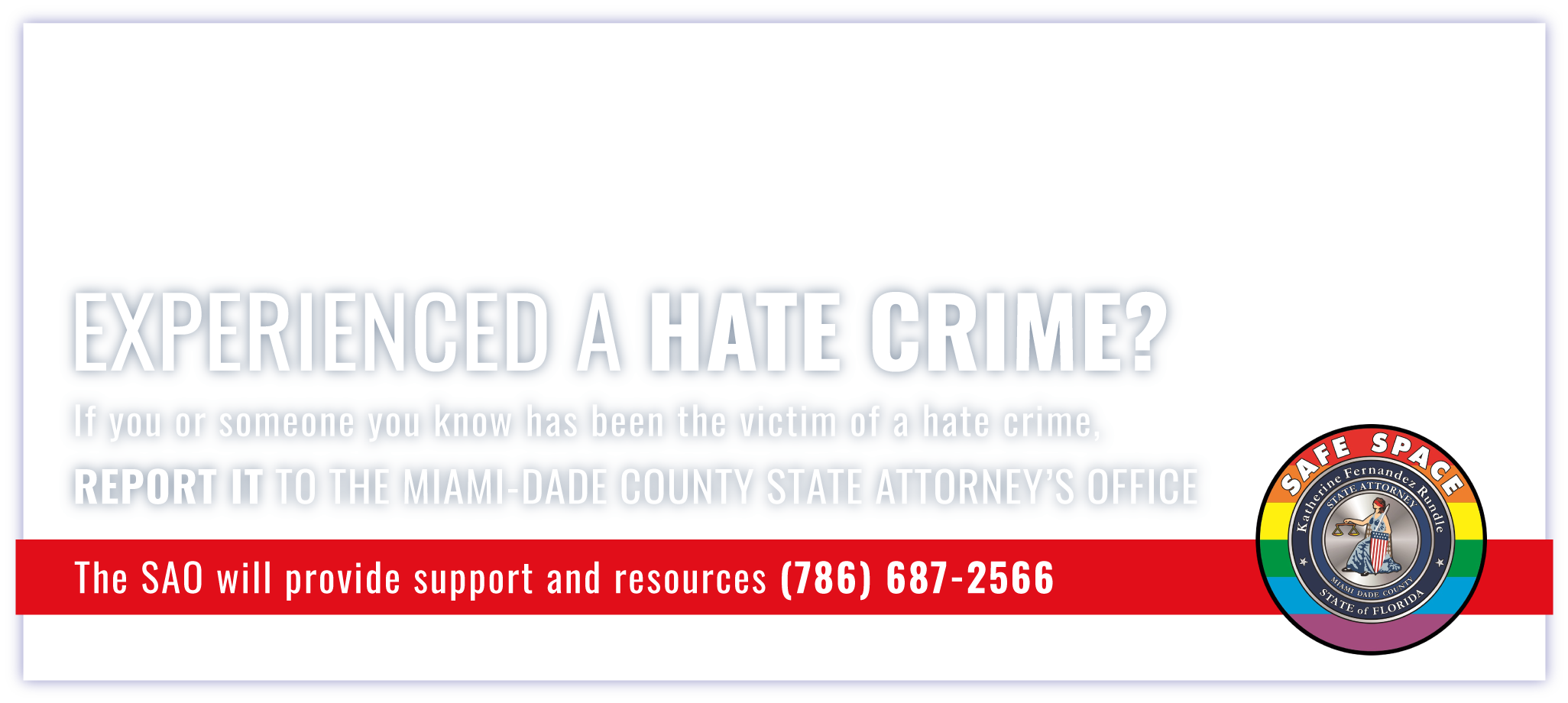 Report Hate Crime to the State Attorney Office